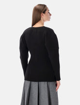 La Piscine fitted ribbed knit cardigan - | Spazio Pritelli
