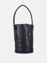 Marylle small grainy leather bucket bag - | Spazio Pritelli