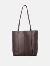By Malene Birger Abilso square leather tote bag - | Spazio Pritelli