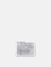 Comme Des Garçons Wallet Leather Pouch XSmall TopZip Tone On Tone - | Spazio Pritelli
