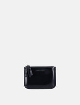 Comme Des Garçons Wallet Zipper Medley Pouch Debossed Logo Front - | Spazio Pritelli