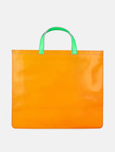 Comme des Garçons Wallet Tote Open Top Silhouette Gold Logo Fluo - | Spazio Pritelli