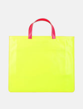 Comme des Garçons Wallet Leather Tote Luxe Open Top Fluo Orange - | Spazio Pritelli