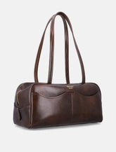 Prada Carry large antiqued leather top-handle bag - | Spazio Pritelli