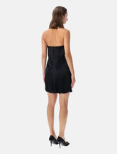 Mini abito 7 For All Mankind in raso arricciato - | Spazio Pritelli