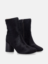 MM6 calf hair ankle boots - | Spazio Pritelli