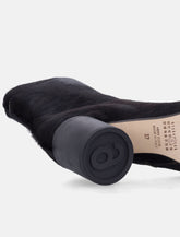 MM6 calf hair ankle boots - | Spazio Pritelli