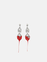 Ottolinger Chandelier Dip crystal earrings - | Spazio Pritelli