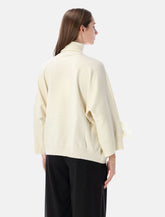 Alberta Ferretti maglione in lana merino con piume - | Spazio Pritelli