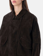 Sword suede bomber jacket - | Spazio Pritelli