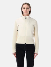 Moncler Grenoble padded zip-up cotton cardigan - | Spazio Pritelli