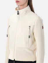 Moncler Grenoble padded zip-up cotton cardigan - | Spazio Pritelli