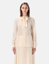 Valentino Garavani Star print silk blouse - | Spazio Pritelli