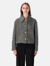 Valentino Garavani herringbone wool jacket - | Spazio Pritelli