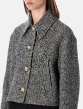 Valentino Garavani herringbone wool jacket - | Spazio Pritelli