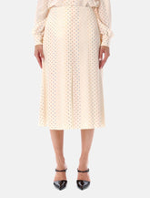 Valentino Garavani Star print silk skirt - | Spazio Pritelli