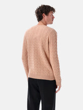 Valentino Garavani wool cable-knit pullover with VLogo - | Spazio Pritelli