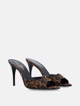 Saint Laurent Babylone leopard mules - | Spazio Pritelli