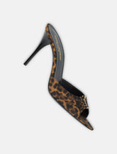 Saint Laurent Babylone leopard mules - | Spazio Pritelli