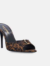 Saint Laurent Babylone leopard mules - | Spazio Pritelli