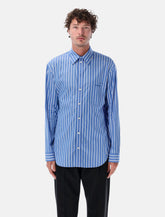 Balenciaga striped cotton shirt - | Spazio Pritelli