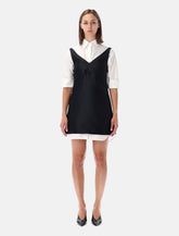 Balenciaga hybrid wool and silk chemisier - | Spazio Pritelli