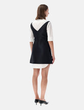Balenciaga hybrid wool and silk chemisier - | Spazio Pritelli