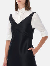 Balenciaga hybrid wool and silk chemisier - | Spazio Pritelli