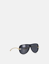 Bottega Veneta Knot Aviator Sunglasses - | Spazio Pritelli