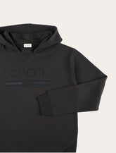 Gucci kid's cotton hoodie with GG print - | Spazio Pritelli