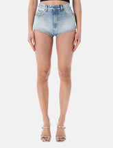 Diesel DE-Lunar frayed denim shorts - | Spazio Pritelli