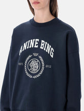 Felpa Anine Bing Miles collegiate blu - | Spazio Pritelli