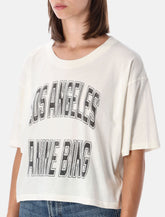 ANINE BING Johnny cropped T-shirt - | Spazio Pritelli