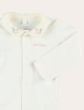 Petit Bateau floral embroidery bodysuit - | Spazio Pritelli
