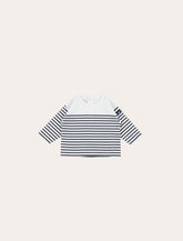 Petit Bateau T-shirt and dungarees newborns gift set - | Spazio Pritelli