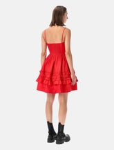 Ganni cotton frill dress - | Spazio Pritelli