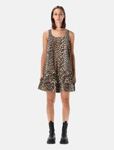 GANNI leopard mini dress - | Spazio Pritelli
