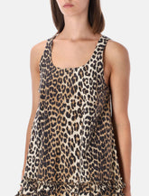 GANNI leopard mini dress - | Spazio Pritelli