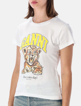 Ganni baby fit tiger T-shirt - | Spazio Pritelli