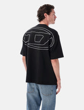 Diesel Boggy cotton T-shirt with Oval DEN Description - | Spazio Pritelli