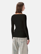 Diesel Bal ribbed long-sleeve top - | Spazio Pritelli