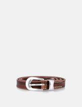 Our Legacy 2 cm brown belt - | Spazio Pritelli