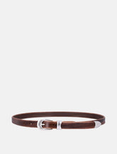 Our Legacy 2 cm brown belt - | Spazio Pritelli