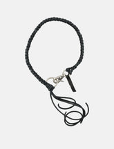 Our Legacy Black Braided Ladon Necklace - | Spazio Pritelli
