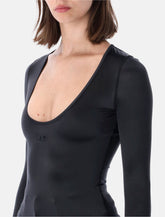Diesel Elphin long-sleeve scoop-neck top - | Spazio Pritelli