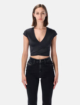 Diesel Reno wrap crop top - | Spazio Pritelli