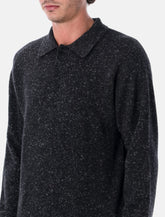 Auralee cashmere nep knit polo - | Spazio Pritelli