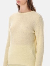 Auralee Baby Suri alpaca sheer knit - | Spazio Pritelli