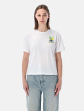 This is Acquasalata cotton T-shirt with shark print - | Spazio Pritelli