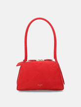 Alaïa Women's Red Nubuck Le Bouledogue Bag - | Spazio Pritelli